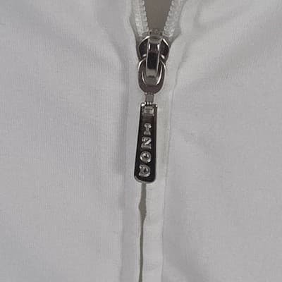 IZOD Woman’s Large White Full Zip Hoodie - Thumbnail 4