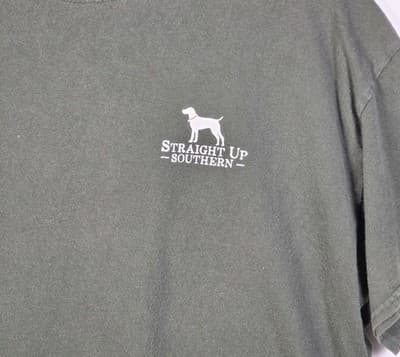 Straight Up Southern Adult XL Emerald Green" Fishing Lures Graphic T-Shirt - Thumbnail 2