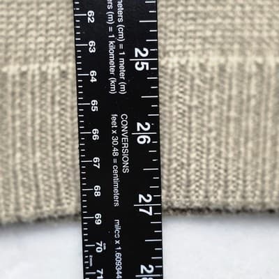Vintage Eddie Bauer Men's XL Beige Pullover Knit Sweater - Thumbnail 8