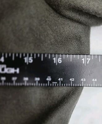 Tulle Women's Medium Olive Green Wool Blend Pea Coat - Thumbnail 6