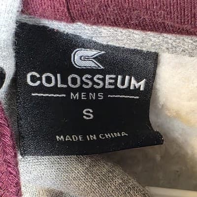 Colosseum Color Avalanche Men's Small Gray Long Sleeve Hoodie - Thumbnail 2