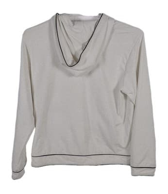 IZOD Woman’s Large White Full Zip Hoodie - Thumbnail 6