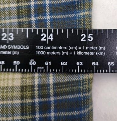Duluth Men's XL Green/Blue Plaid Heavy Long Sleeve Button Up Shirt - Thumbnail 4