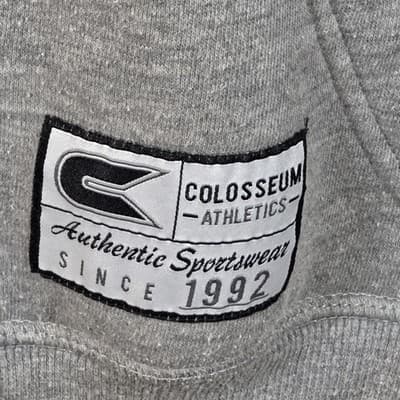 Colosseum Color Avalanche Men's Small Gray Long Sleeve Hoodie - Thumbnail 5