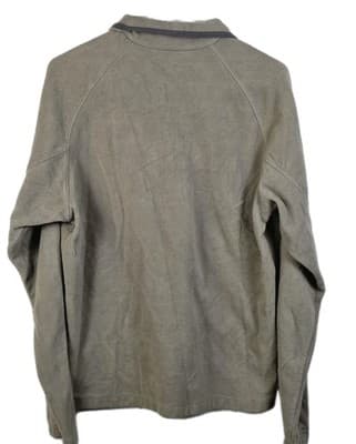 Columbia Men's Large Gray Fleece 1/4 Zip Pullover - Thumbnail 7
