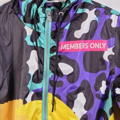 Members Only X Size Small Nickelodeon Windbreaker - Thumbnail 4