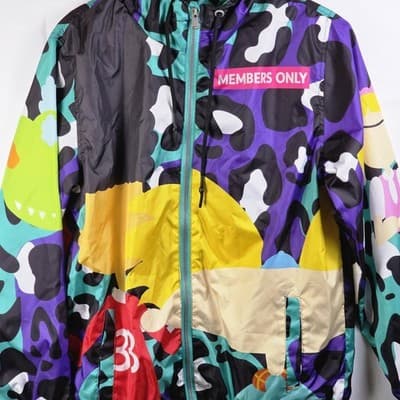 Members Only X Size Small Nickelodeon Windbreaker - Thumbnail 2