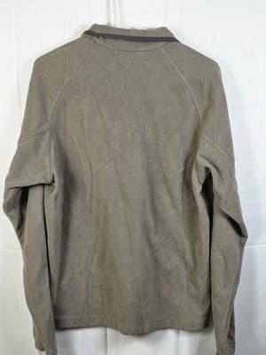 Columbia Men's Large Gray Fleece 1/4 Zip Pullover - Thumbnail 5