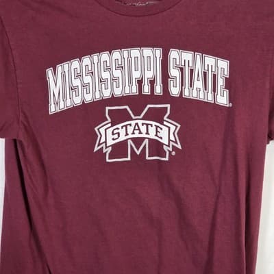 Mississippi State Bulldogs Men's Medium Red T-Shirt - Thumbnail 2