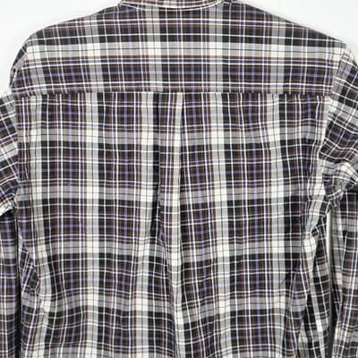 Cinch Men’s Medium Plaid Multicolor Long Sleeve Button Up Shirt - Thumbnail 9