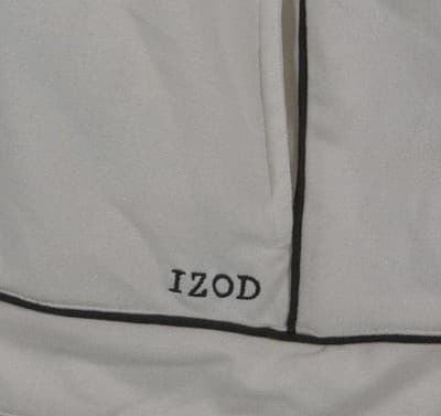 IZOD Woman’s Large White Full Zip Hoodie - Thumbnail 3