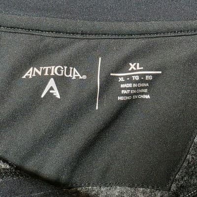 Antigua Men's XL Gray Baltimore Raven 1/4-Zip Pullover - Thumbnail 3