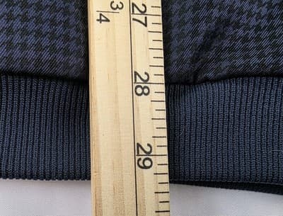 Forrester's Men's XL Blue Checkered V-Neck Pullover Golf Windbreaker - Thumbnail 9