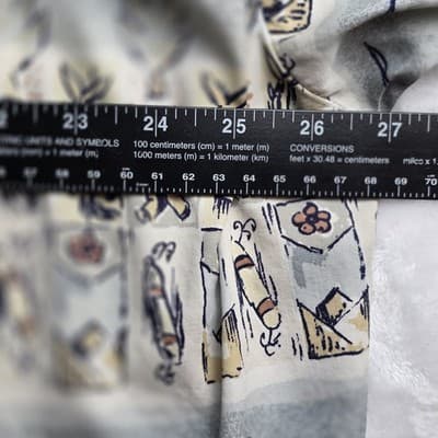 Sportif Men's XL Multicolor Fish Print Short Sleeve Shirt - Thumbnail 5