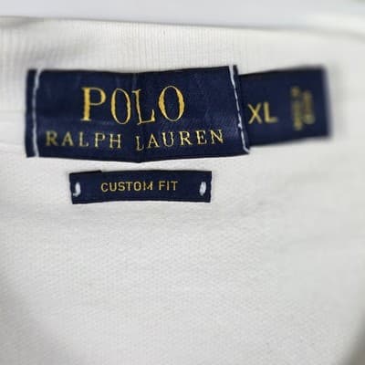 Polo Ralph Lauren Men's XL White Short Sleeve Shirt - Thumbnail 3