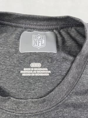 NWT Team Apparel New England Patriots Men's Medium Gray Short Sleeve T-Shirt - Thumbnail 3