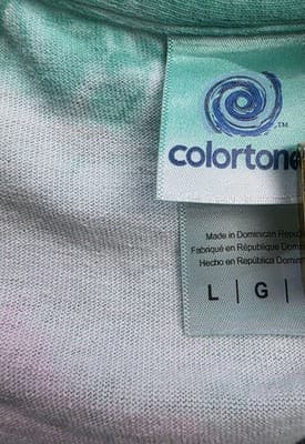 Caymen Islands Size Large Tye Dyed Cotton Tee Shirt - Thumbnail 3