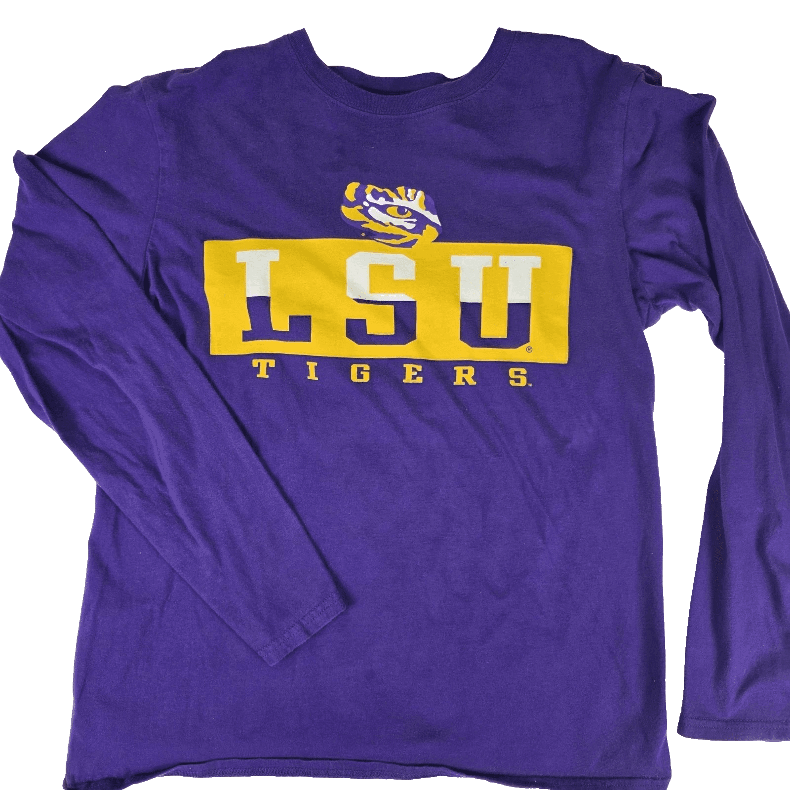 Captivating Men's Medium LSU Purple / Gold Short Sleeve T-Shirt - Image 1