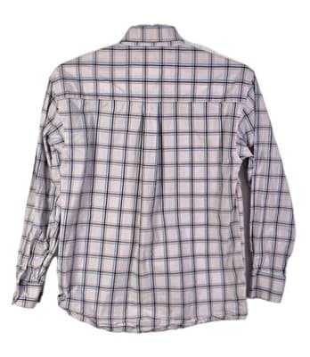 Wrangler George Strait Men's Medium Plaid Long Sleeve Button Up Shirt - Thumbnail 5