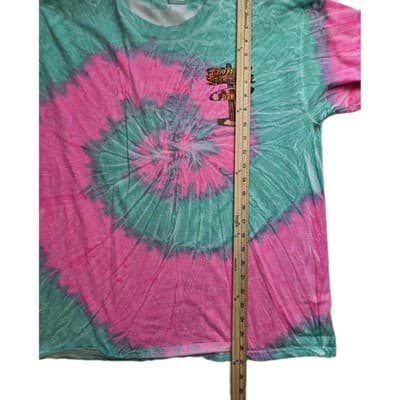 Caymen Islands Size Large Tye Dyed Cotton Tee Shirt - Thumbnail 6