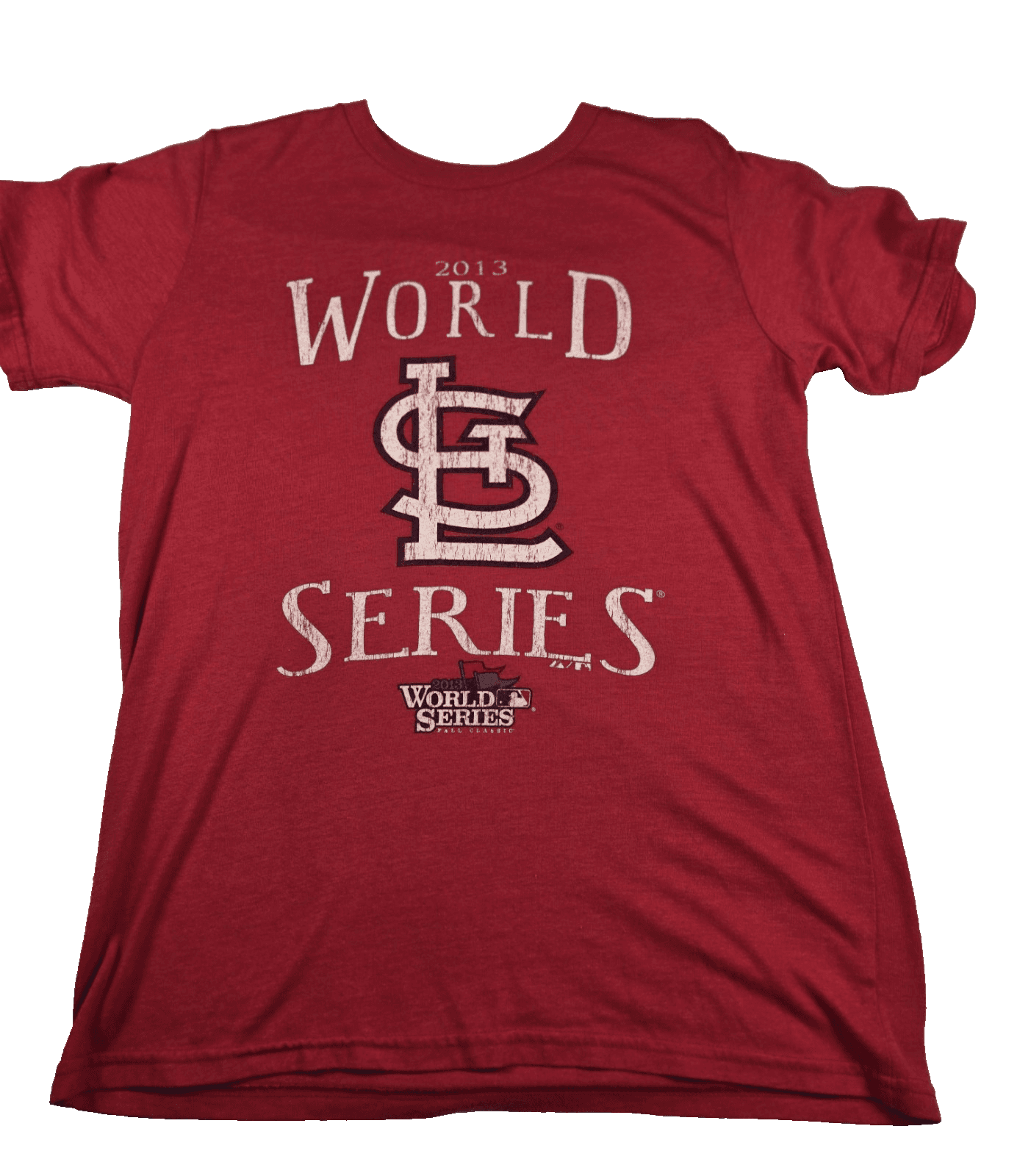 Majestic St Louis Cardinals Medium Red World Series T-Shirt - Image 1