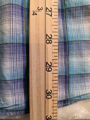 Alan Flusser Men's XXL Multi-Colored Checkered Long Sleeve Button Down Shirt - Thumbnail 6