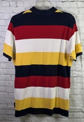 Vtg Ralph Lauren Men’s XXL Multicolored Colorblock Short Sleeve Polo Shirt - Thumbnail 6