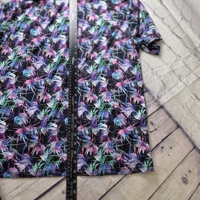 Maelreg Performance Men’s Small Multicolor Floral S/S Shirt - Thumbnail 9