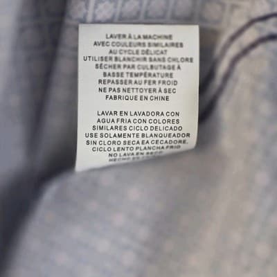 Nick Graham Men's Large Lavender Geometric Everwhere S/S Button Up Shirt - Thumbnail 4