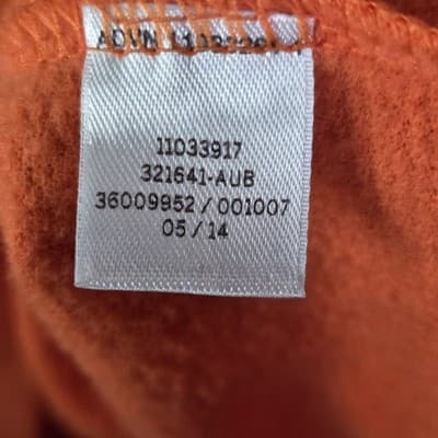 Victoria’s Secre Pink Auburn Tigers Women’s Large Orange 1/4 Zip Sweatshirt - Thumbnail 5