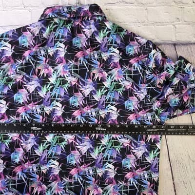 Maelreg Performance Men’s Small Multicolor Floral S/S Shirt - Thumbnail 5