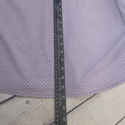 Nick Graham Men's Large Lavender Geometric Everwhere S/S Button Up Shirt - Thumbnail 9