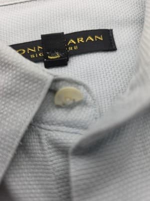 Donna Karan Signature Men's Long Sleeve Cream Size 16.5 34/35 Dress Shirt - Thumbnail 7