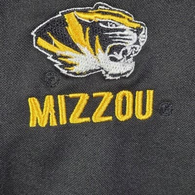 University of Missouri Tigers Medium Black 1/4 Zip Long Sleeve Pullover - Thumbnail 4