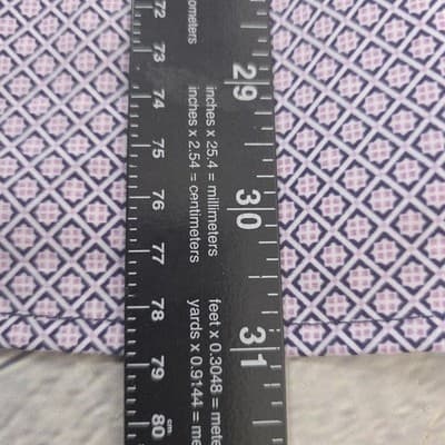 Nick Graham Men's Large Lavender Geometric Everwhere S/S Button Up Shirt - Thumbnail 10