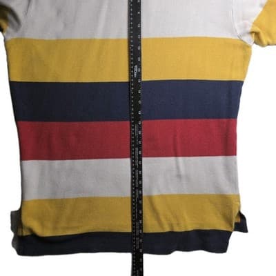 Vtg Ralph Lauren Men’s XXL Multicolored Colorblock Short Sleeve Polo Shirt - Thumbnail 9