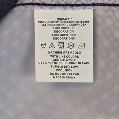 Nick Graham Men's Large Lavender Geometric Everwhere S/S Button Up Shirt - Thumbnail 3