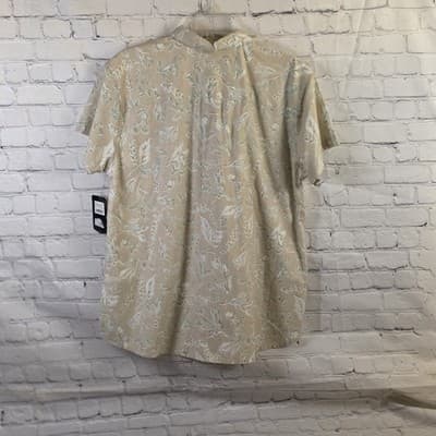 Noble Outfitters Shirt Women’s XL Paisley Short Sleeve Button Up Shirt - Thumbnail 7