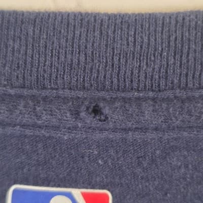 MLB NY Yankees Unisex 2XL Blue Short Sleeve T-Shirt - Thumbnail 4