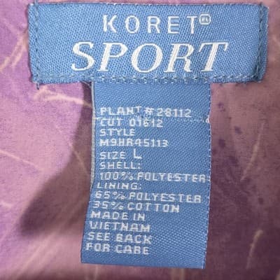 Koret Sport Women's Large Colorful Floral Print Jacket - Thumbnail 3