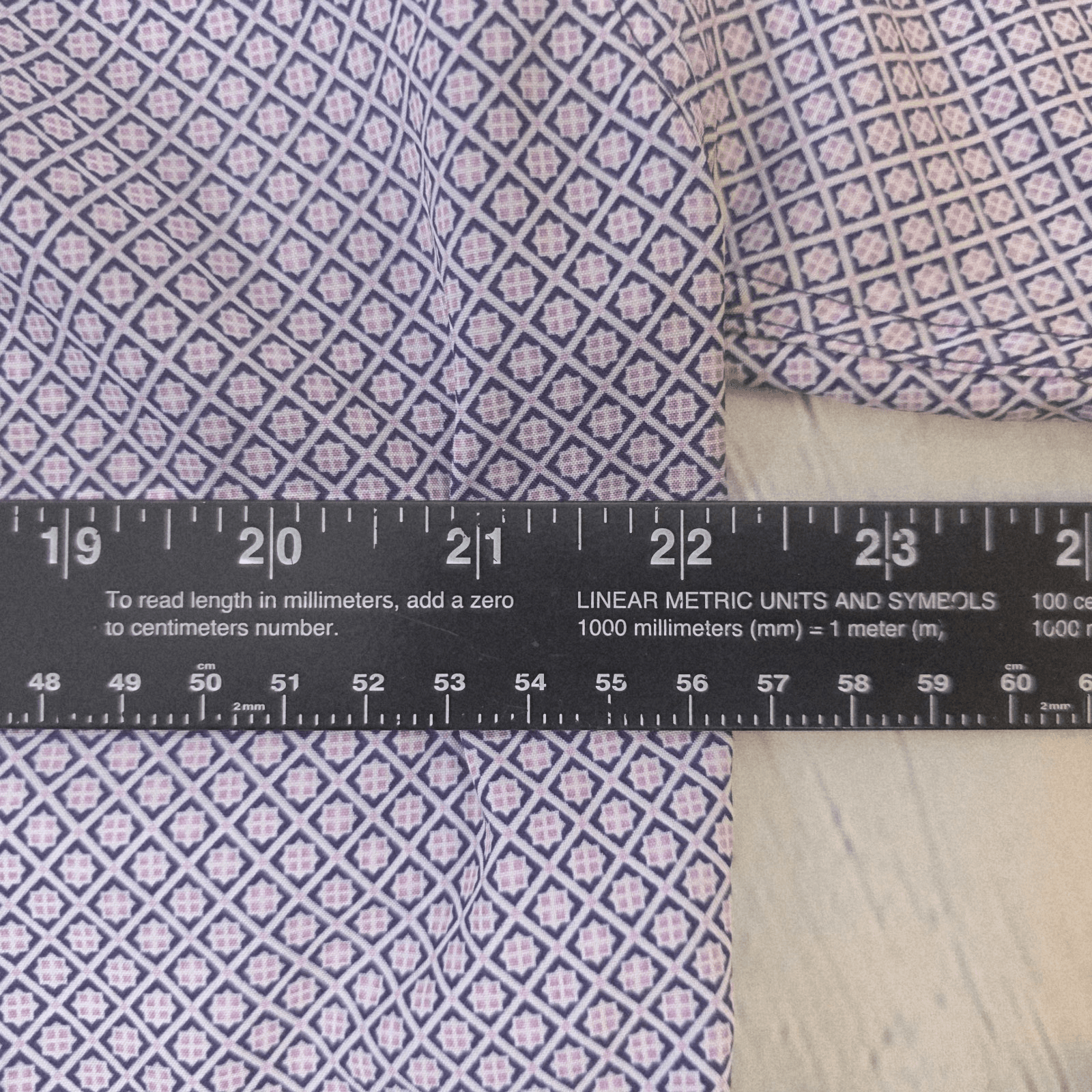 Nick Graham Men's Large Lavender Geometric Everwhere S/S Button Up Shirt - Thumbnail 6