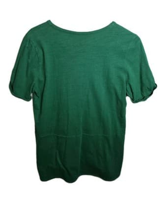 Lauren Ralph Lauren Women's Large Green Short Sleeve Blouse - Thumbnail 6