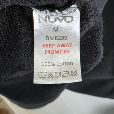 NUVO Men's Medium Black Long Sleeve Pullover - Thumbnail 4