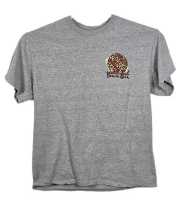 Girlie Girl Originals Medium Gray "Leopard Baseballin" T-Shirt * Missing Tag * - Image 1