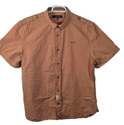 Cavi Men's XXL Peach Short Sleeve Shirt - Image 1