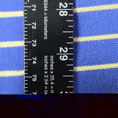 Polo Ralph Lauren Men's XXL Blue / White Striped Short Sleeve Shirt - Thumbnail 7