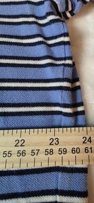 Polo Ralph Lauren Men's XL Blue Striped Short Sleeve Shirt - Thumbnail 4