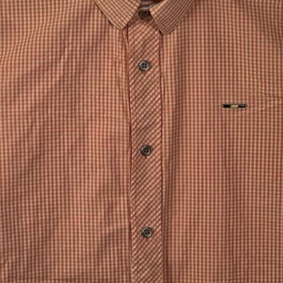 Cavi Men's XXL Peach Short Sleeve Shirt - Thumbnail 2