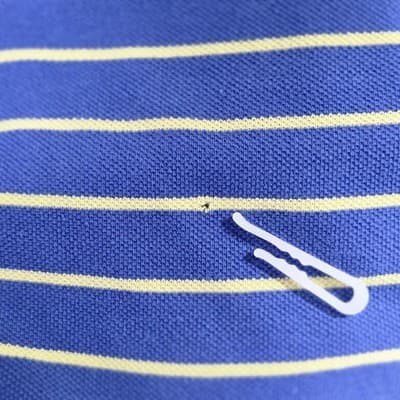 Polo Ralph Lauren Men's XXL Blue / White Striped Short Sleeve Shirt - Thumbnail 6