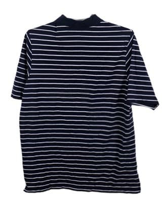 Polo Ralph Lauren Men's XL Blue Striped Golf Short Sleeve Shirt - Thumbnail 4